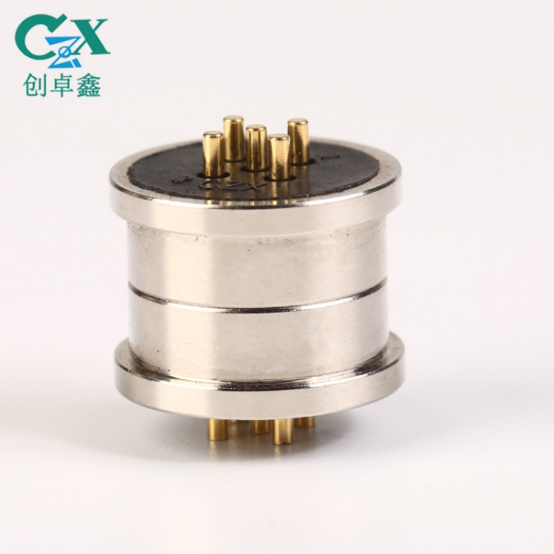 5pin圓形磁吸連接器